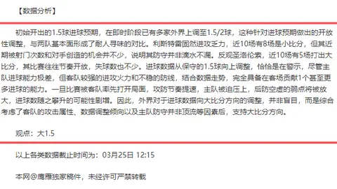昨5中4津鲁中超对决数据与基本面对比分析